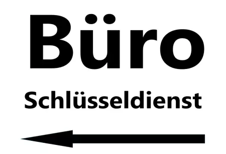 Wegweiser Büro Schlüsseldienst Bild