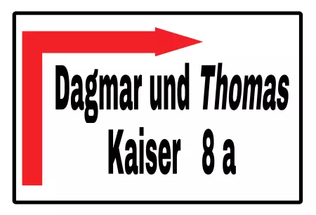  Wegweiser Dagmar und Thomas Bild