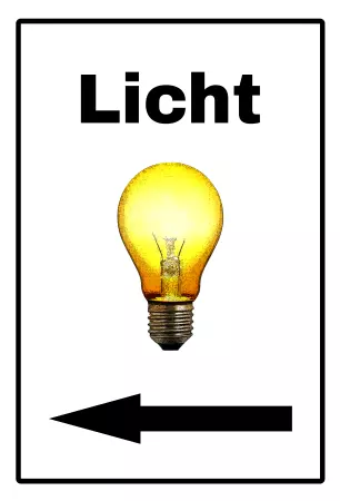 Wegweiser Licht Bild