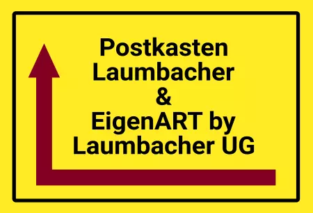 Wegweiser Postkasten Laumbacher & EigenART Bild