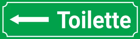 Wegweiser Toilette Bild