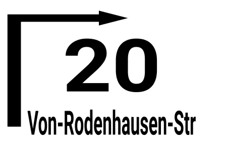  Wegweiser Von-Rodenhausen-Str. 20 Bild