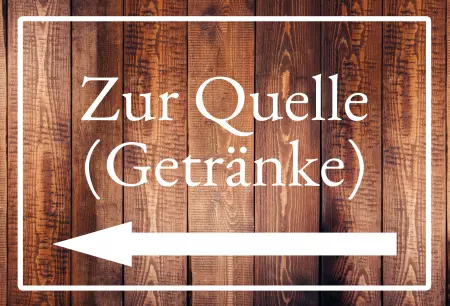 Wegweiser Zur Quelle (Getränke) Bild